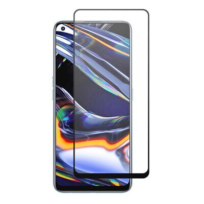 Realme 7 Pro Patinda Kenarları Kırılmaya Dayanıklı Cam Ekran Koruyucu