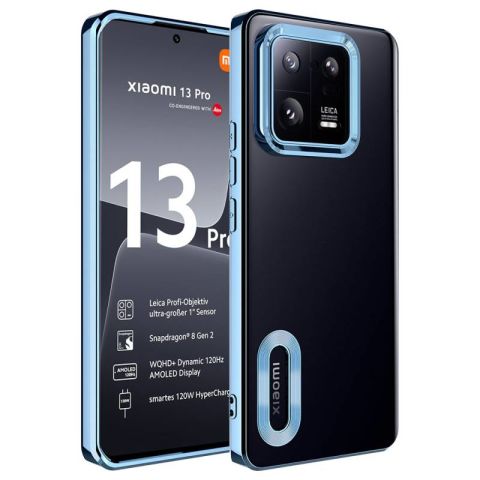 Xiaomi Mi 13 Pro Kılıf Kamera Korumalı Logo Gösteren Patinda Omega Kapak