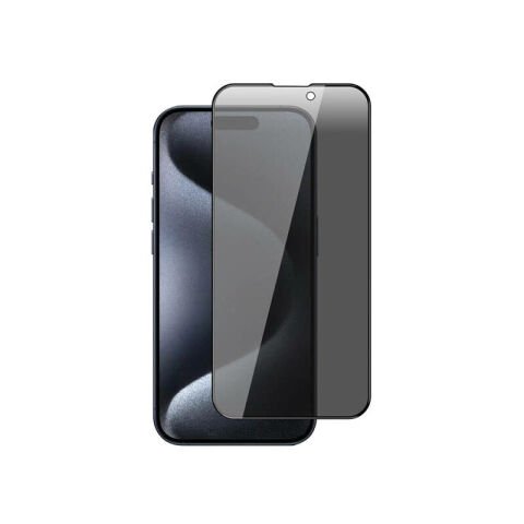 Apple iPhone 15 Patinda New 5D Privacy Temperli Ekran Koruyucu