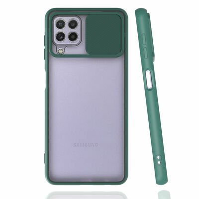 Galaxy M22 Kılıf Patinda Lensi Kapak