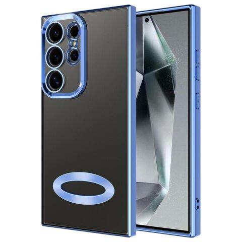 Galaxy S24 Ultra Kılıf Kamera Korumalı Logo Gösteren Patinda Omega Kapak