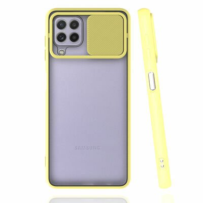 Galaxy M22 Kılıf Patinda Lensi Kapak