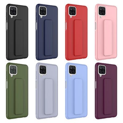 Galaxy A12 Kılıf Patinda Qstand Kapak