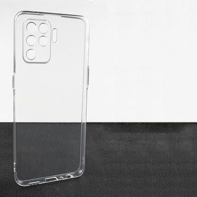 Oppo Reno 5 Lite Kılıf Patinda Kamera Korumalı Süper Silikon Kapak