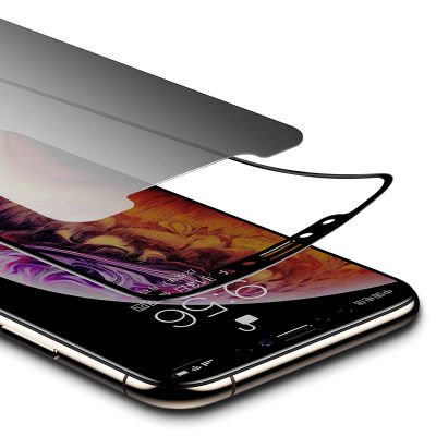 Apple iPhone XS 5.8 Patinda Kor Privacy Cam Ekran Koruyucu