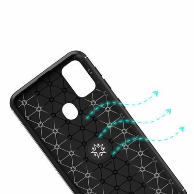 Galaxy M30S Kılıf Patinda Ravel Silikon Kapak