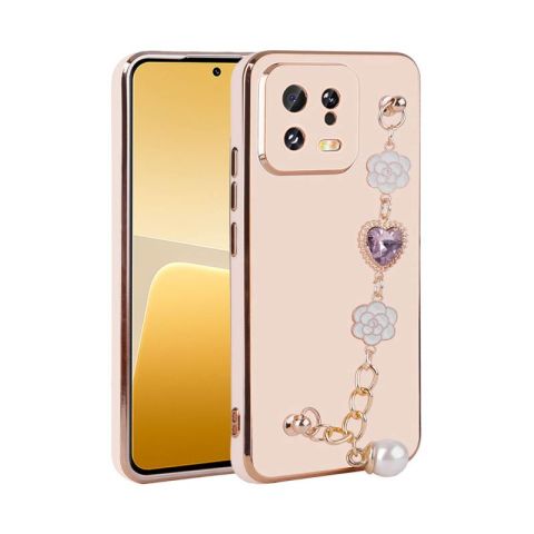 Xiaomi Mi 13 Kılıf El Tutamaçlı Kamera Korumalı Patinda Taka Silikon Kapak