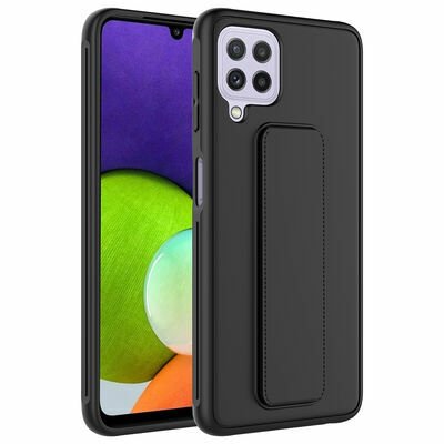 Galaxy A22 4G Kılıf Patinda Qstand Kapak