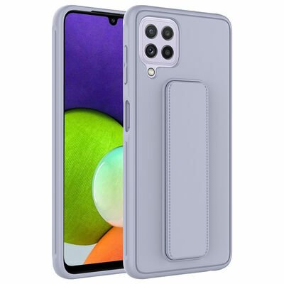 Galaxy A22 4G Kılıf Patinda Qstand Kapak