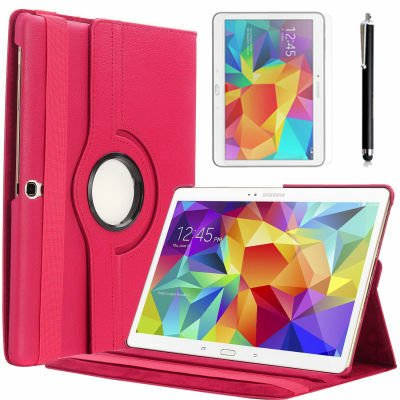 Galaxy Tab 4 10.1 T530 Patinda Dönebilen Standlı Kılıf Siyah