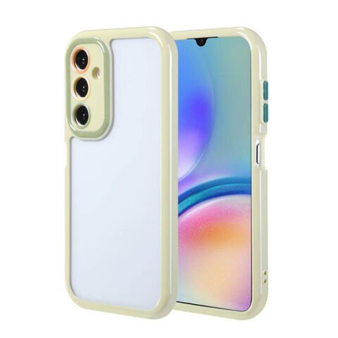 Galaxy A05S Kılıf Kamera Korumalı Renkli Kenar ve Çerçeve Tasarımlı Patinda Vitamin Kapak