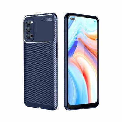 Oppo Reno 4 Kılıf Patinda Negro Silikon Kapak