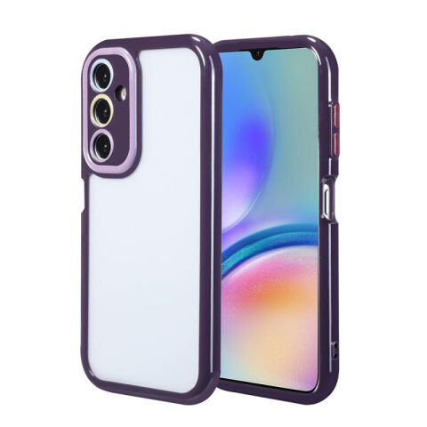 Galaxy A05S Kılıf Kamera Korumalı Renkli Kenar ve Çerçeve Tasarımlı Patinda Vitamin Kapak
