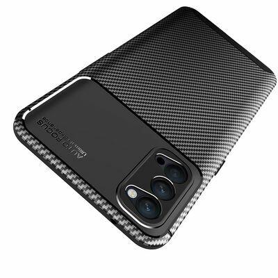 Oppo Reno 4 Kılıf Patinda Negro Silikon Kapak