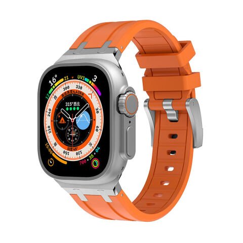Apple Watch 44mm Patinda KRD-89 Silikon Kordon