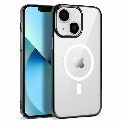 Apple iPhone 13 Kılıf Patinda Wireless Şarj Özellikli Pixel Magsafe Kapak