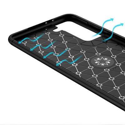 Galaxy S21 Plus Kılıf Patinda Ravel Silikon Kapak