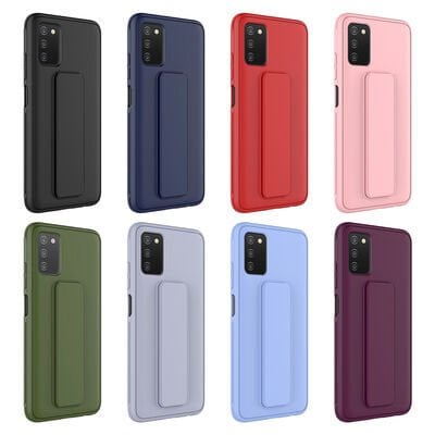 Galaxy A03S Kılıf Patinda Qstand Kapak