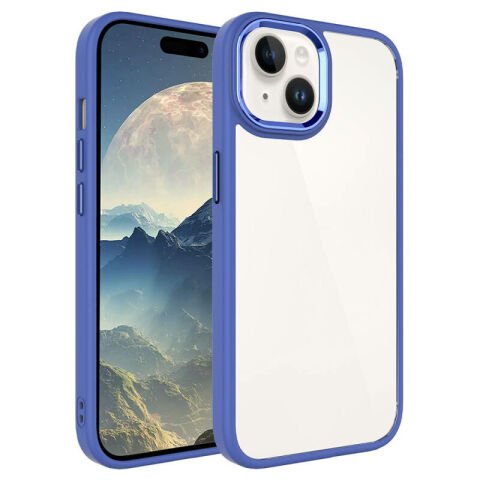 Apple iPhone 15 Kılıf Patinda Krom Kapak