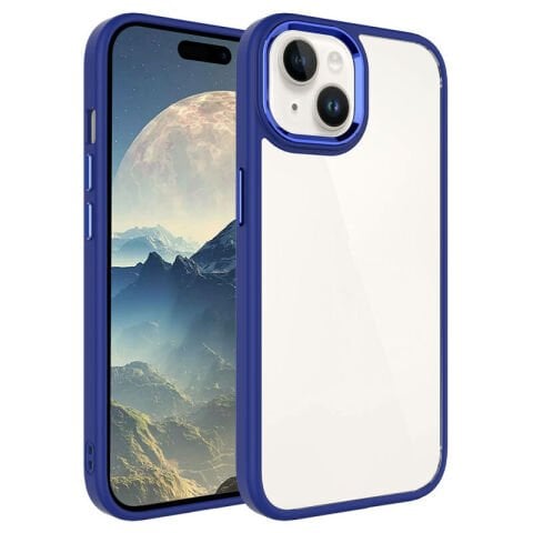 Apple iPhone 15 Kılıf Patinda Krom Kapak