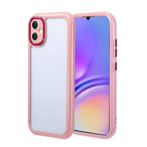 Galaxy A05 Kılıf Kamera Korumalı Renkli Kenar ve Çerçeve Tasarımlı Patinda Vitamin Kapak
