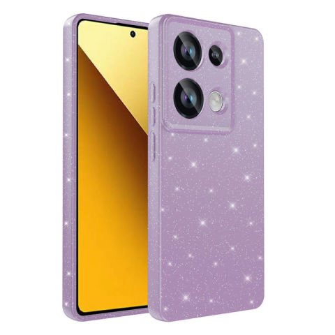 Xiaomi Redmi Note 13 Pro 4G Kılıf Kamera Korumalı Simli Lüks Patinda Koton Kapak