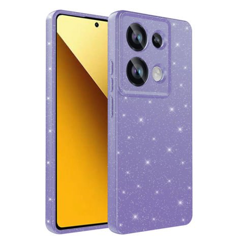 Xiaomi Redmi Note 13 Pro 4G Kılıf Kamera Korumalı Simli Lüks Patinda Koton Kapak