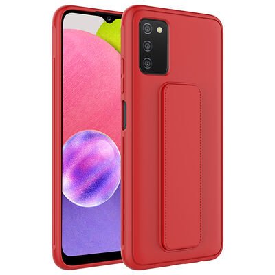 Galaxy A03S Kılıf Patinda Qstand Kapak