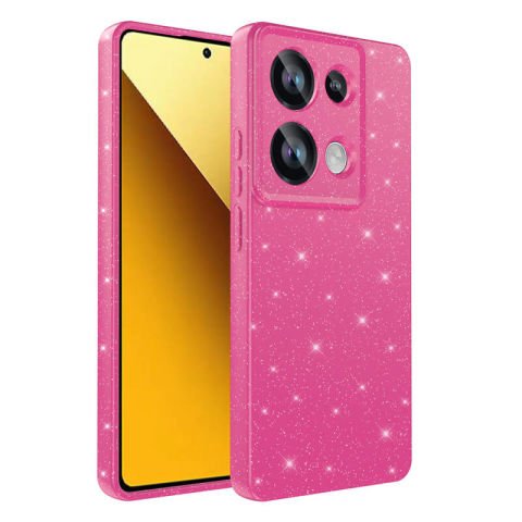Xiaomi Redmi Note 13 Pro 4G Kılıf Kamera Korumalı Simli Lüks Patinda Koton Kapak