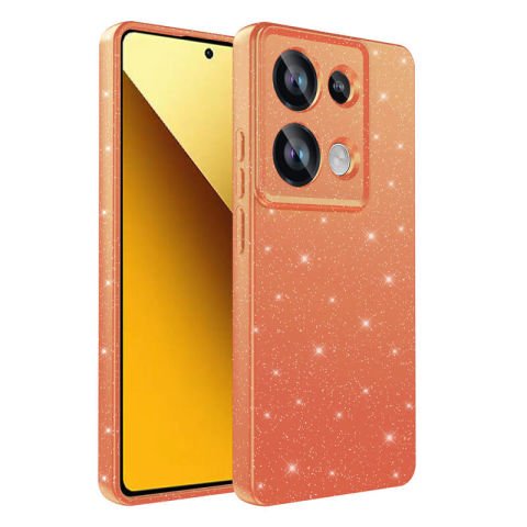 Xiaomi Redmi Note 13 Pro 4G Kılıf Kamera Korumalı Simli Lüks Patinda Koton Kapak