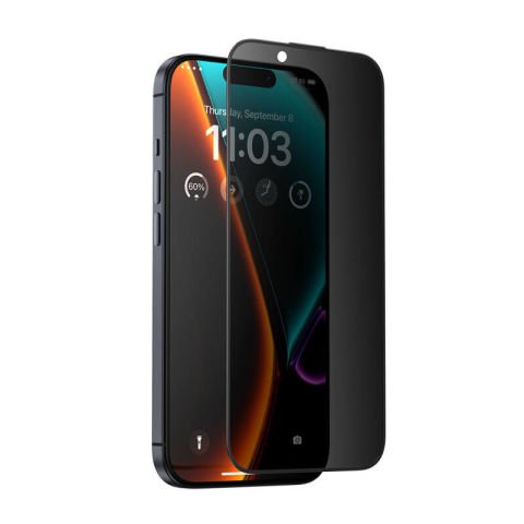 Apple iPhone 15 Plus Hidrofobik Ve Oleofobik Özellikli Benks Privacy Air Shield Ekran Koruyucu
