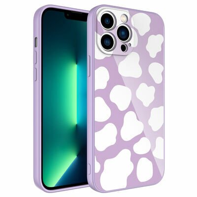 Apple iPhone 12 Pro Max Kılıf Kamera Korumalı Desenli Sert Silikon Patinda Epoksi Kapak