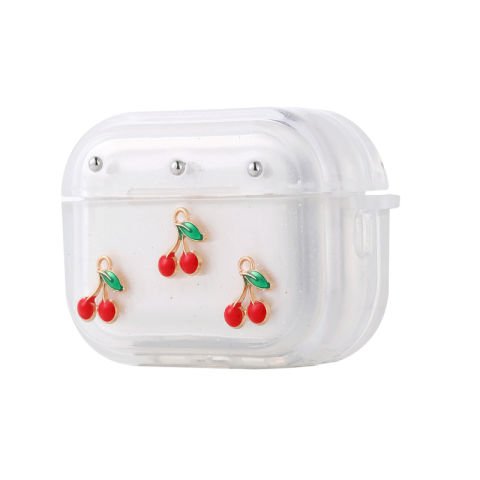 Apple Airpods Pro 2 Patinda Airbag 44 Airbag Tasarımlı Simli Şeffaf Kutup Kılıf