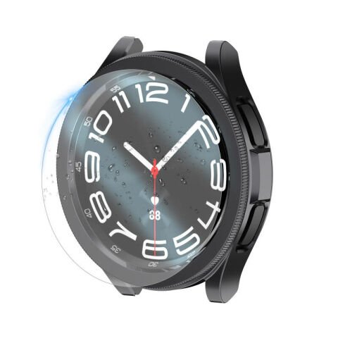 Galaxy Watch 6 Classic 47mm Sert PC Kasa ve Ekran Koruyucu Patinda Watch Gard 29