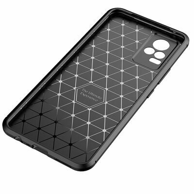 Vivo V21E Kılıf Patinda Negro Silikon Kapak