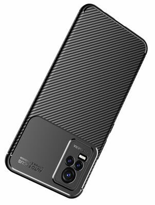 Vivo V21E Kılıf Patinda Negro Silikon Kapak