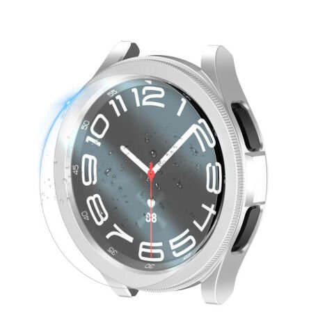 Galaxy Watch 6 Classic 47mm Sert PC Kasa ve Ekran Koruyucu Patinda Watch Gard 29