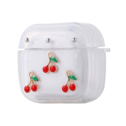 Apple Airpods 4 Patinda Airbag 44 Airbag Tasarımlı Simli Şeffaf Kutup Kılıf
