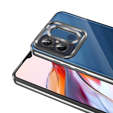 Xiaomi Redmi 12C Kılıf Kamera Korumalı Logo Gösteren Patinda Omega Kapak