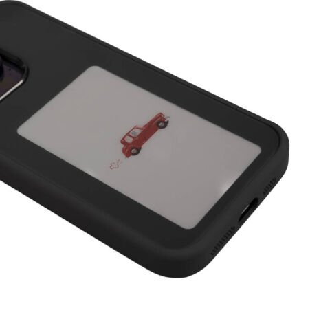 Apple iPhone 15 Kılıf Ekranı Yansıtan Patinda Akıllı NFC Kapak