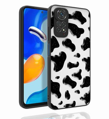Xiaomi Redmi Note 11S Global Kılıf Desenli Kamera Korumalı Parlak Patinda Nora Kapak