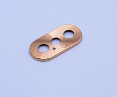 Apple iPhone X Patinda Metal Kamera Koruyucu