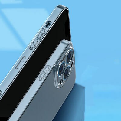 Apple iPhone 13 Pro Kılıf Şeffaf Sert PC Patinda Vayt Kapak