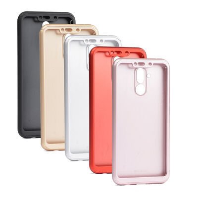 Huawei Mate 20 Lite Kılıf Patinda 360 3 Parçalı Rubber Kapak