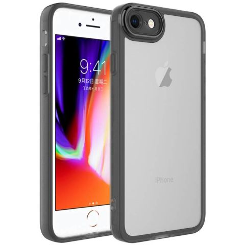 Apple iPhone 7 Kılıf Kamera Korumalı Transparan Patinda Post Kapak