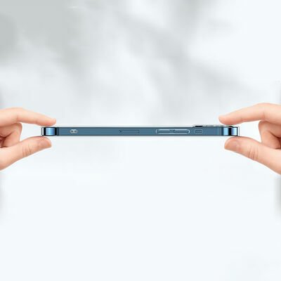Apple iPhone 13 Pro Kılıf Şeffaf Sert PC Patinda Vayt Kapak