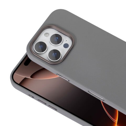 Apple iPhone 16 Pro Max Kılıf Magsafe Şarj Özellikli PU Deri Patinda Adora Kapak