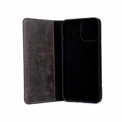 Apple iPhone 8 Plus Kılıf Patinda Hakiki Deri Multi Cüzdan Kılıf