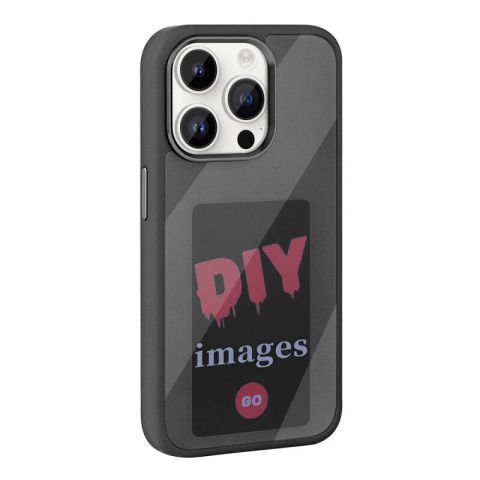 Apple iPhone 14 Pro Max Kılıf Ekranı Yansıtan Patinda Akıllı NFC Kapak