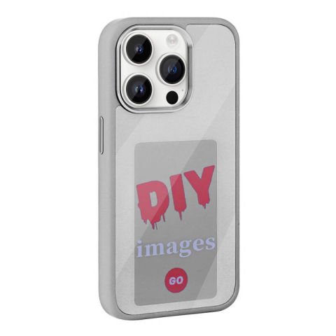 Apple iPhone 14 Pro Max Kılıf Ekranı Yansıtan Patinda Akıllı NFC Kapak